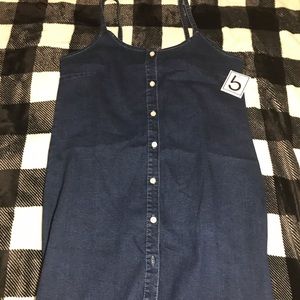 XL Denim button up dress